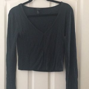 Forever 21 ribbed crop top medium